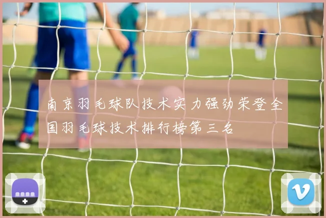 南京羽毛球队技术实力强劲荣登全国羽毛球技术排行榜第三名
